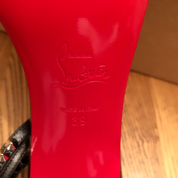 BRAND NEW * So Me Spike Red Sole Sandals - Picture 4 of 8